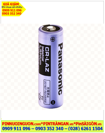Pin Panasonic CR-LAZ lithium 3v, Pin nuôi nguồn PLC Panasonic CR-LAZ lithium 3v 3000mAh chính hãng, Xuất xứ NHẬT